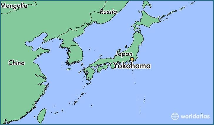 Mapa de Yokohama en
