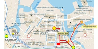 Minato mirai 21 mapa