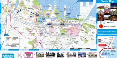 Mapa de Yokohama atraccions