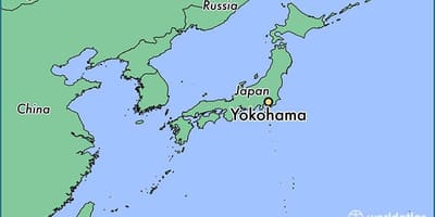 Mapa de Yokohama en