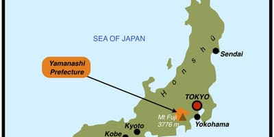 Yokohama en un mapa