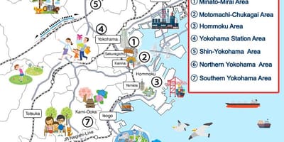 Yokohama mapa turístic